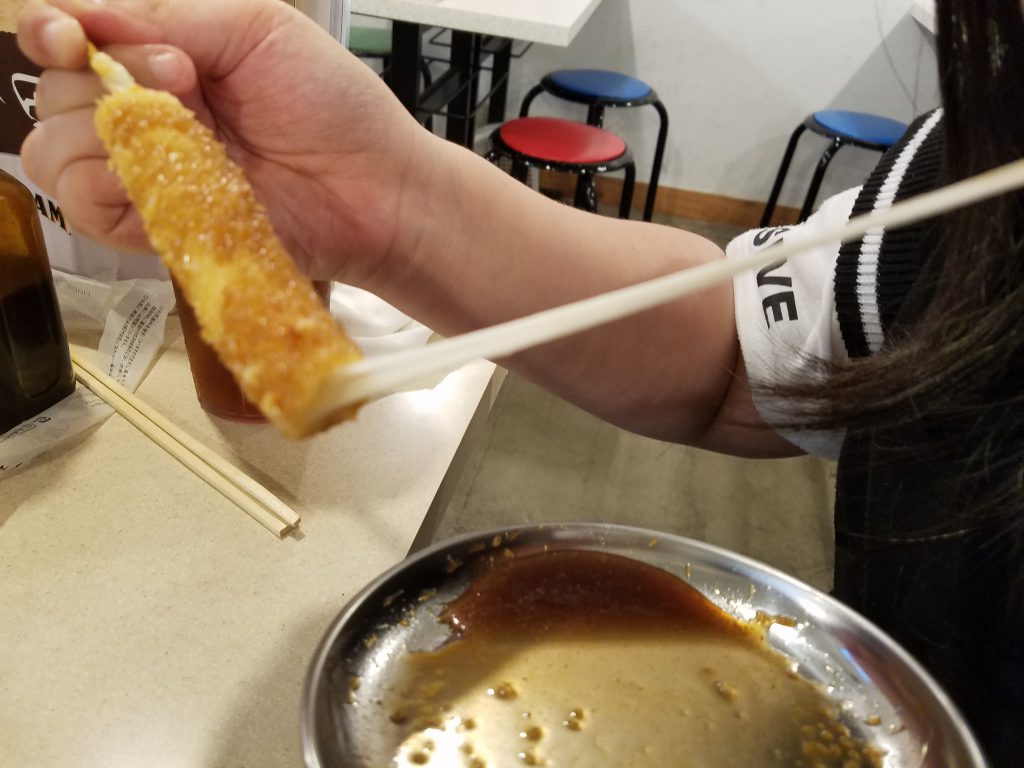 串カツ田中のチーズ串